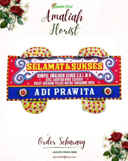 Papan Bunga Ucapan Selamat Kasunyatan